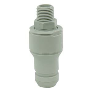 1/2" NPT Valved CPC™ Pipe Thread Non-Spill Coupling Insert (Body Sold Separately)