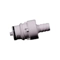 3/8" In-Line Hose Barb HFC 35 Series Polysulfone Coupling Insert - Shutoff (Body Sold Separately)