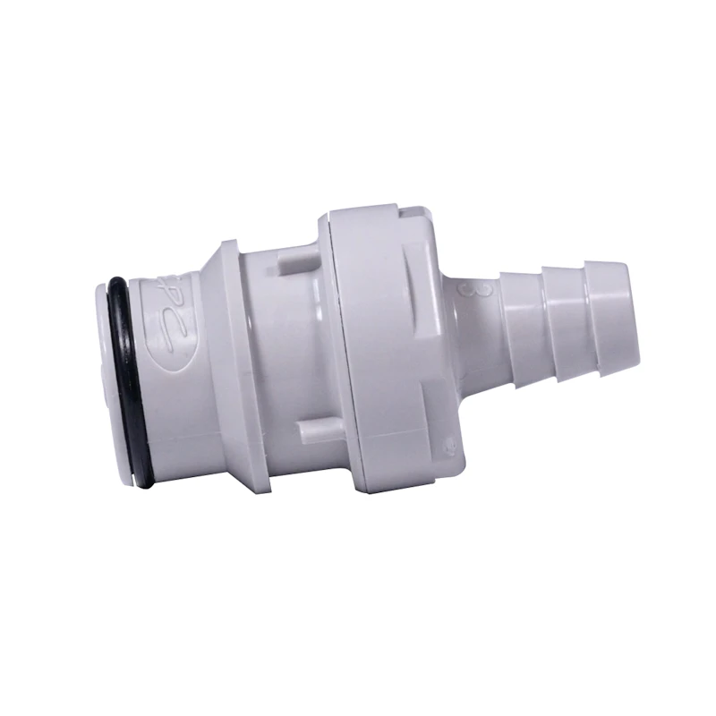 3/8" In-Line Hose Barb HFC 12 Series Polypropylene Coupling Insert - Straight Thru (Body Sold Separately)