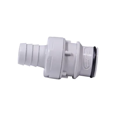 1/2" In-Line Hose Barb HFC 12 Series Polypropylene Coupling Insert - Straight Thru (Body Sold Separately)