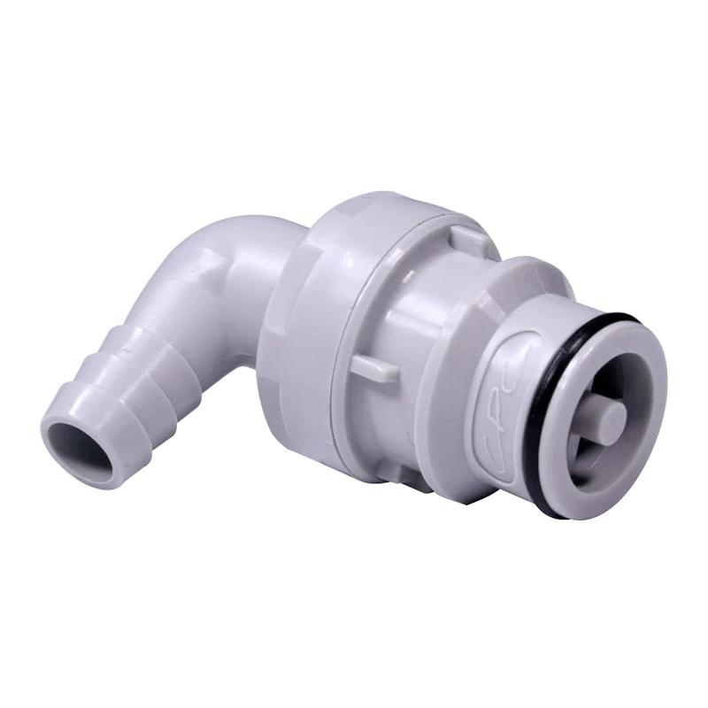 3/8" Hose Barb HFC 12 Series Polypropylene Elbow Coupling Insert - Straight Thru (Body Sold Separately)