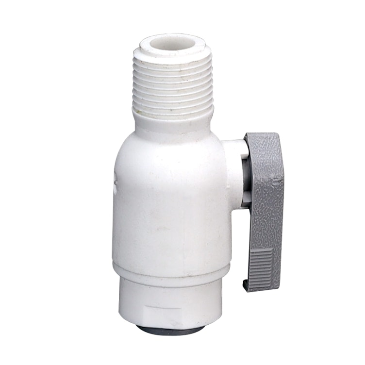3/8" OD Tube x 3/8" NPTF LIQUIfit™ Male Connector Valve