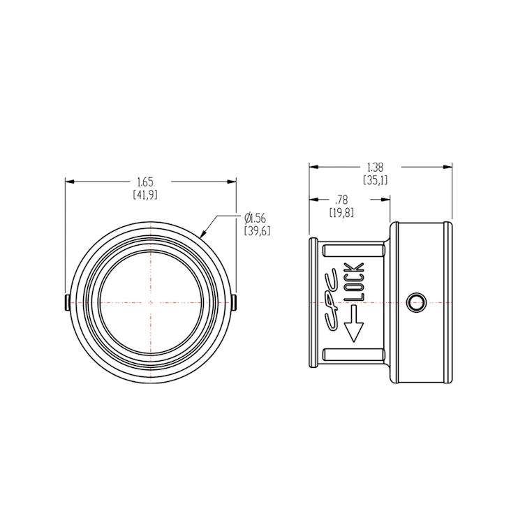 MPU Polysulfone Coupling Body Plug