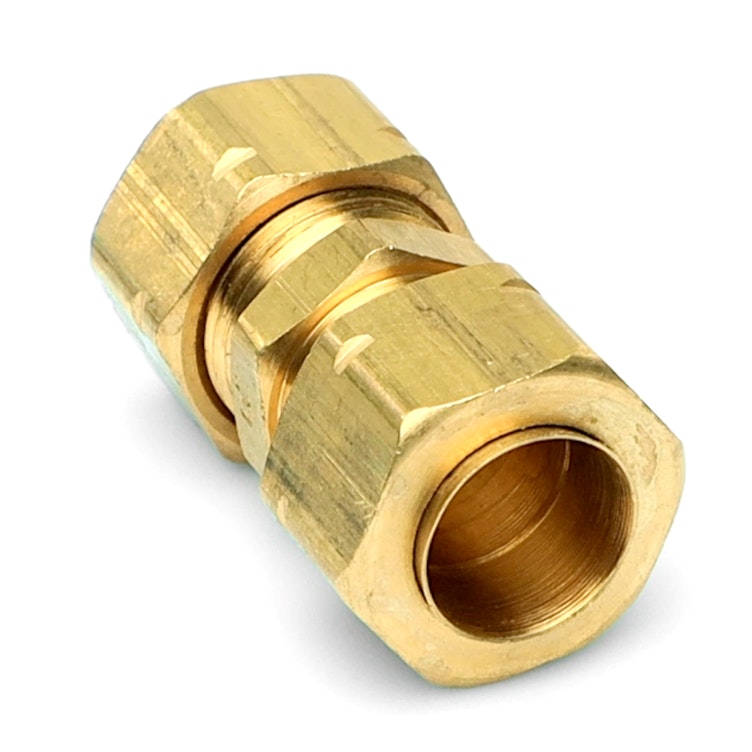 1/2" Tube x 1/2" Tube Brass Compress-Align® Union