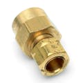 3/8" Tube x 3/8" FPT Brass Compress-Align® Female Connector