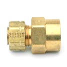 1/2" Tube x 1/2" FPT Brass Compress-Align® Female Connector