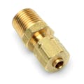 1/8" Tube x 1/8" MPT Brass Compress-Align® Male Connector