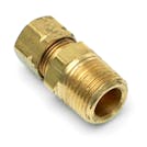 3/8" Tube x 3/8" MPT Brass Compress-Align® Male Connector