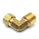 1/2" Tube x 1/2" MPT Brass Compress-Align® Male Elbow