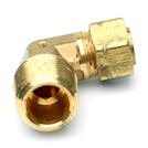1/2" Tube x 1/2" MPT Brass Compress-Align® Male Elbow