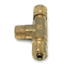 1/8" Tube x 1/8" Tube x 1/8" MPT Brass Compress-Align® Male Branch Tee