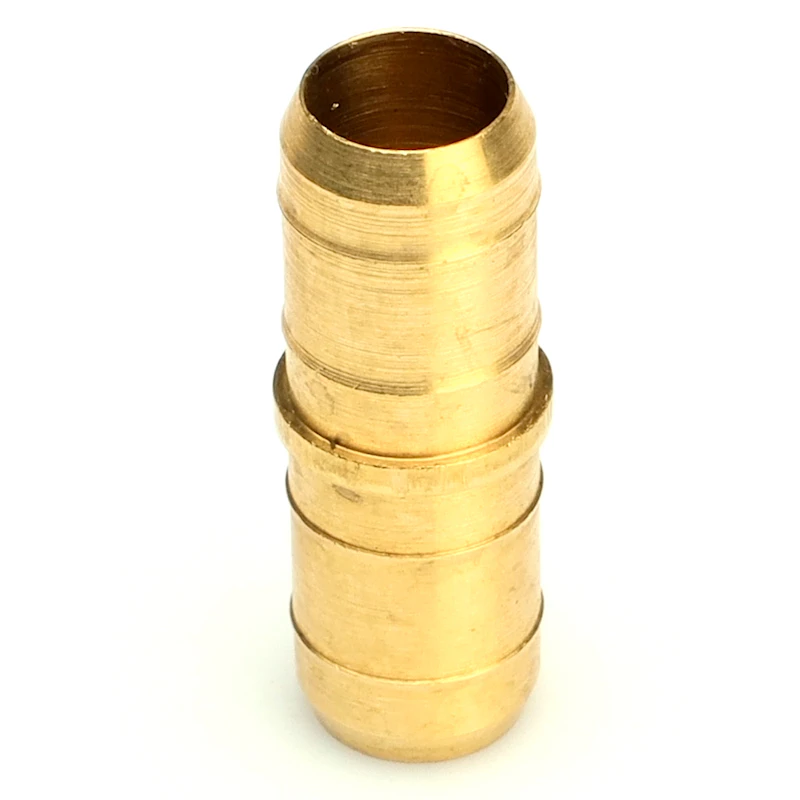 3/8" ID Tube x 3/8" ID Tube Dubl-Barb® Brass Union