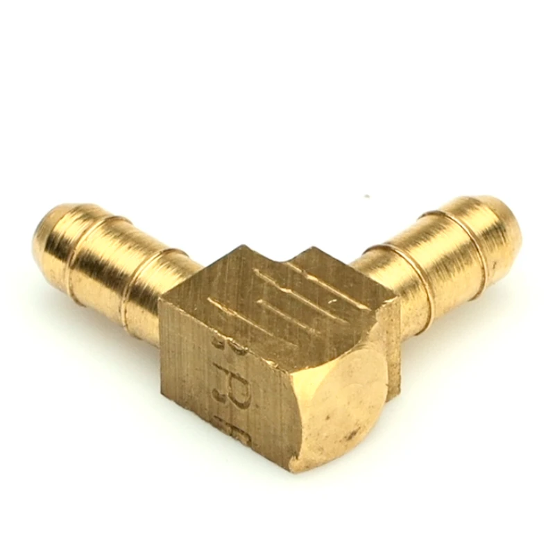 0.170" ID Tube x 0.170" ID Tube Dubl-Barb®  Brass Union Elbow
