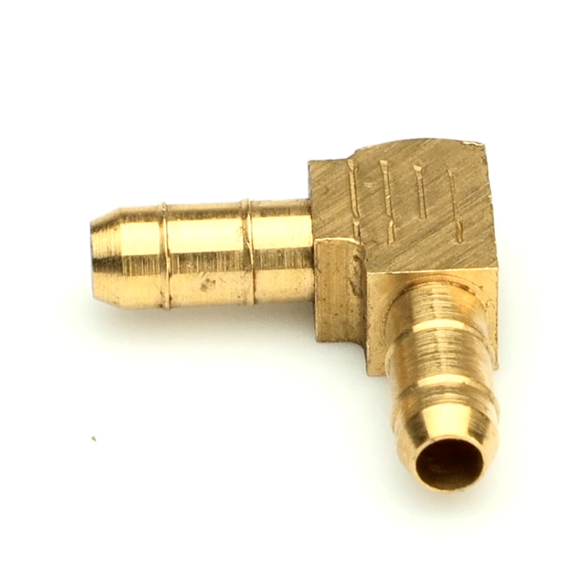 0.170" ID Tube x 0.170" ID Tube Dubl-Barb®  Brass Union Elbow