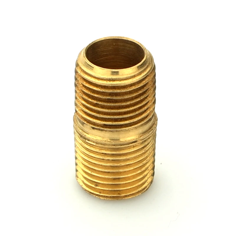 1/8" MPT Brass Close Nipple