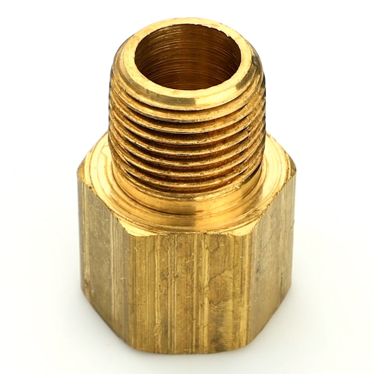 1/2" FPT x 1/2" MPT Brass Adapter