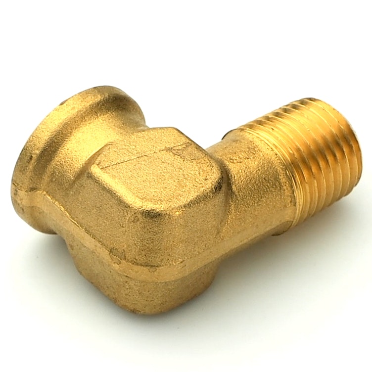1/4" FPT x 1/4" MPT Brass 90° Street Elbow