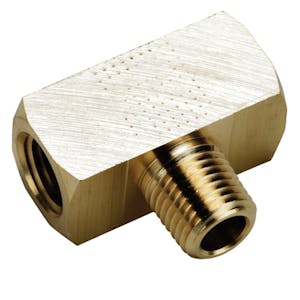 3/8" FPT x 3/8" FPT x 3/8" MPT Brass Male Branch Tee