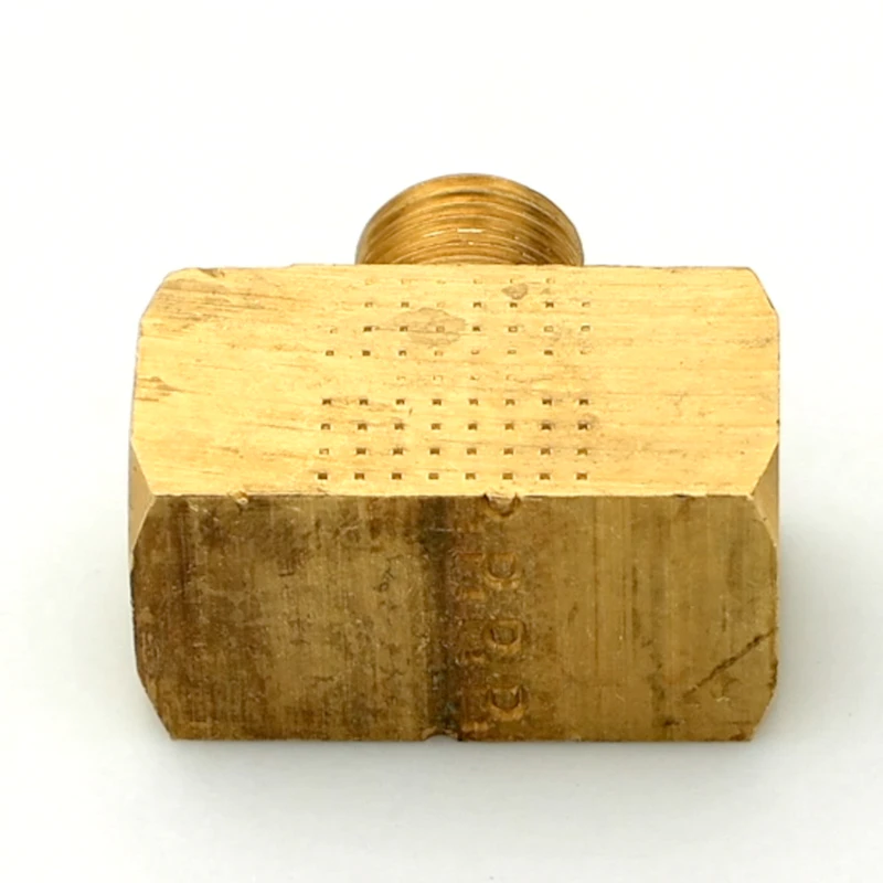 1/8" FPT x 1/8" FPT x 1/8" MPT Brass Male Branch Tee