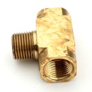 1/2" FPT x 1/2" FPT x 1/2" MPT Brass Male Branch Tee