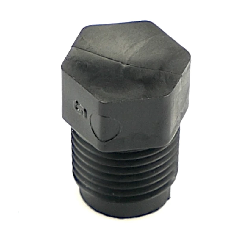 1/8" NPT Black HDPE Plug