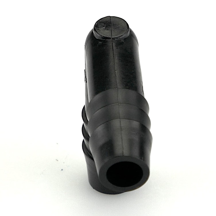 3/8" Hose ID x 3/8" Hose ID Black HDPE Elbow