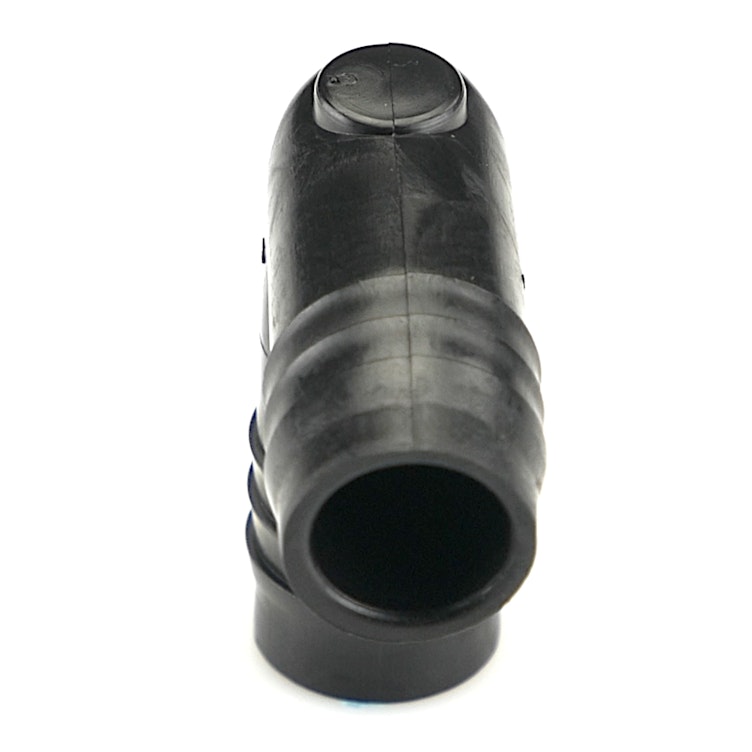 5/8" Hose ID x 5/8" Hose ID Black HDPE Elbow