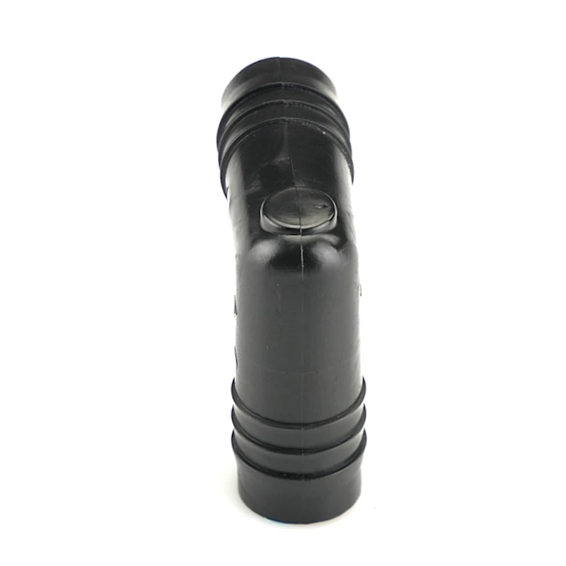 5/8" Hose ID x 5/8" Hose ID Black HDPE Elbow