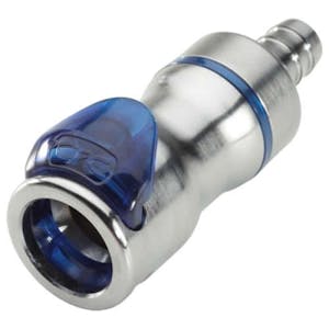 LQ6 Series Chrome Plated Brass Connectors for Liquid Cooling