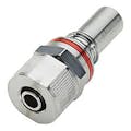 3/8" ID x 1/2" OD Compression Nut Chrome Plated Brass Valve Insert - Red (Body Sold Separately)
