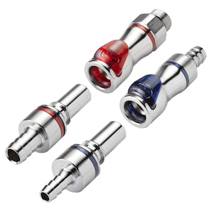 LQ4 Series Chrome-Plated Brass Connectors for Liquid Cooling