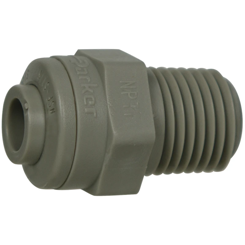 Parker TrueSeal™ Acetal Push-In Male Connectors