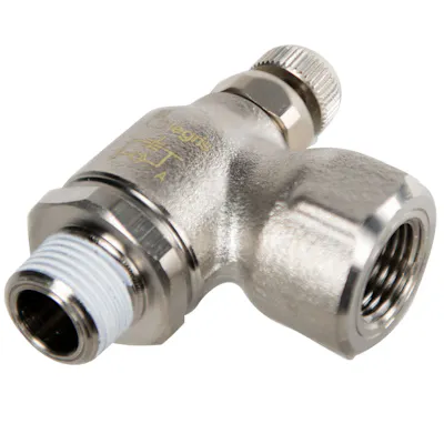3/8" MNPT x 3/8" MNPT Metal Flow Control - Meter Out