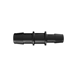 5/8" x 1/2" Tube ID Black Nylon Reduction Coupler