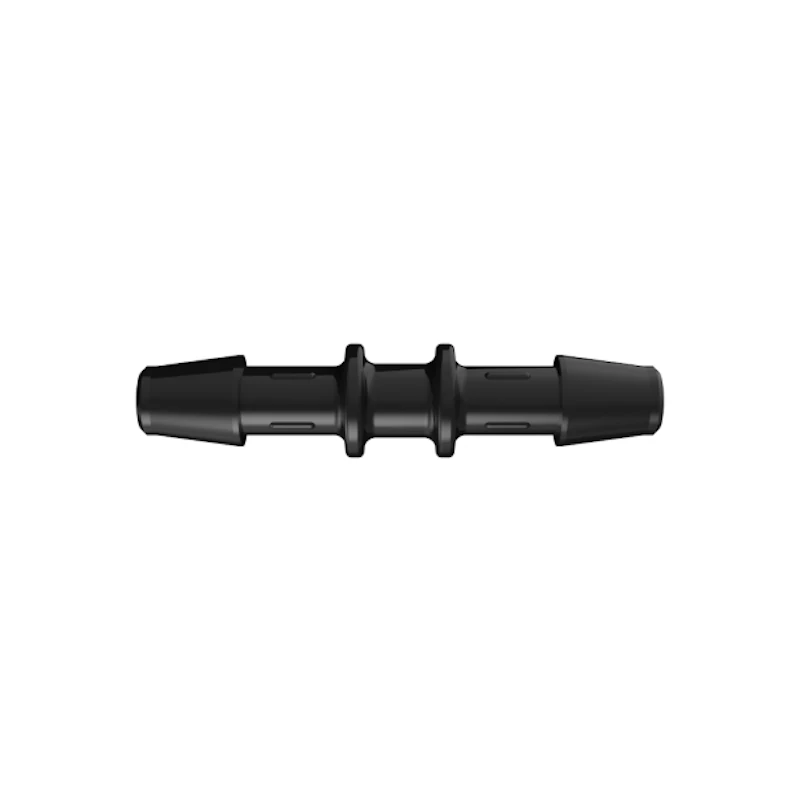 3/16" Tube ID Black Nylon Coupler