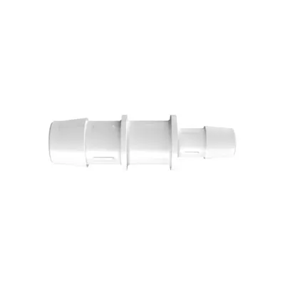3/4" x 1/2" Tube ID Natural Polypropylene Reduction Coupler
