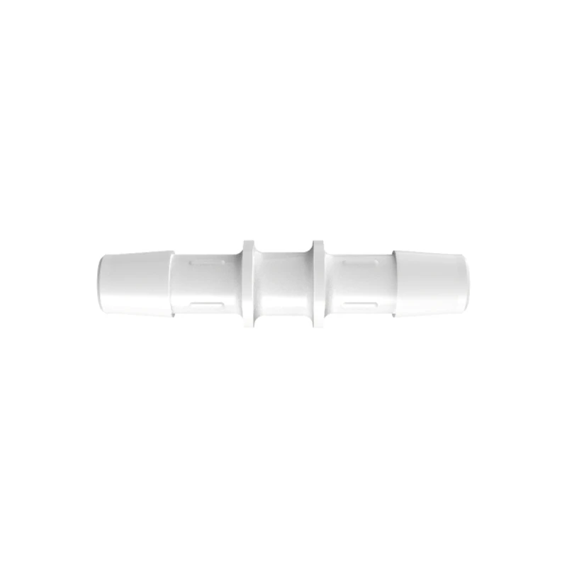 3/8" Tube ID Natural Polypropylene Coupler