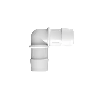 1" Tube ID Natural Polypropylene Elbow