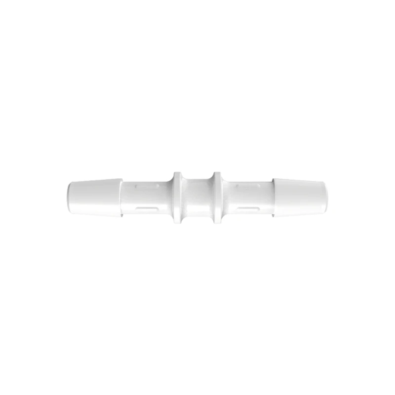 1/4" Tube ID Natural Kynar® Coupler