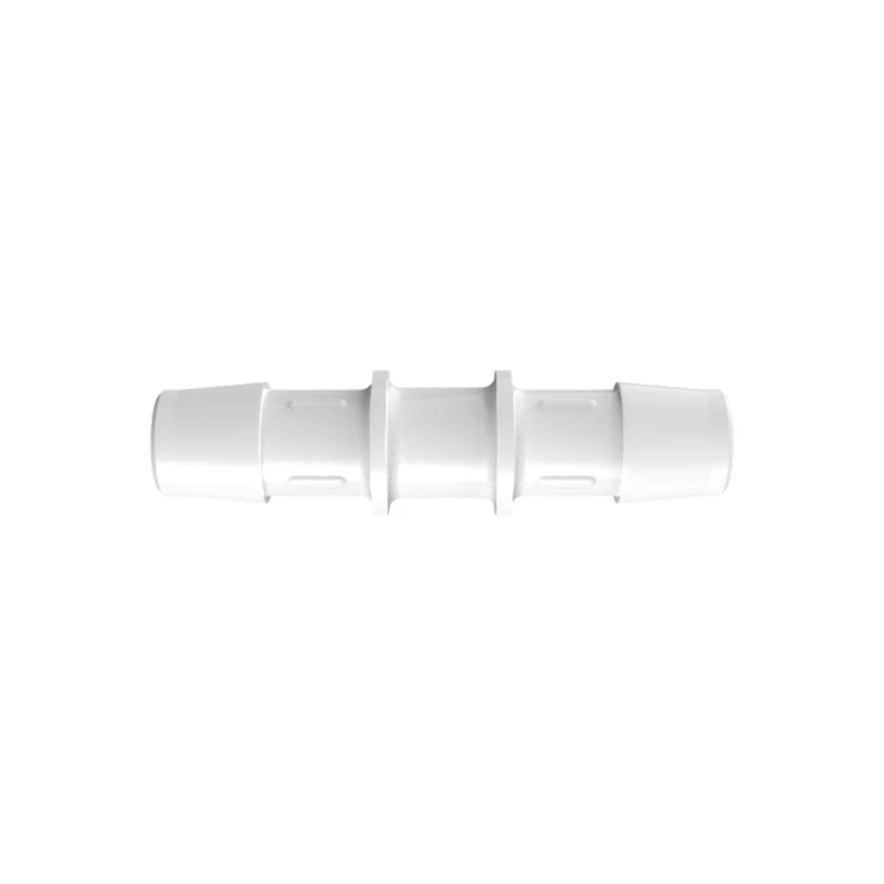 1/2" Tube ID Natural Kynar® Coupler