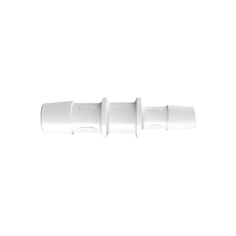 1/2" x 3/8" Tube ID Natural Kynar® Reduction Coupler