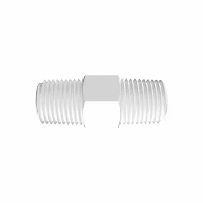 1/8" NPT Natural Kynar® Nipple