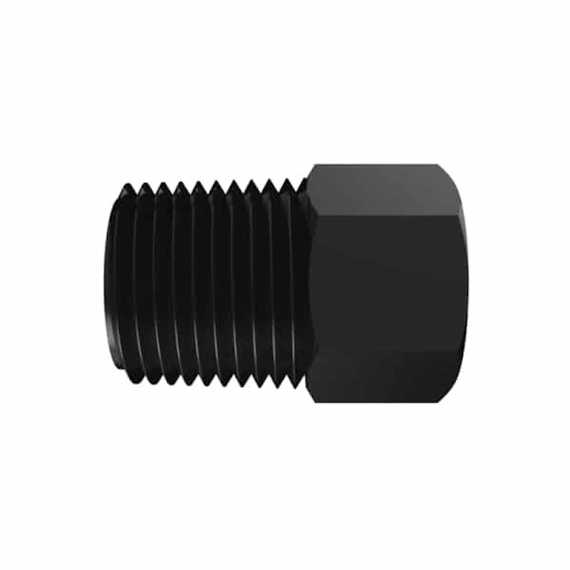 1/8" NPT Black Nylon Threaded Plug