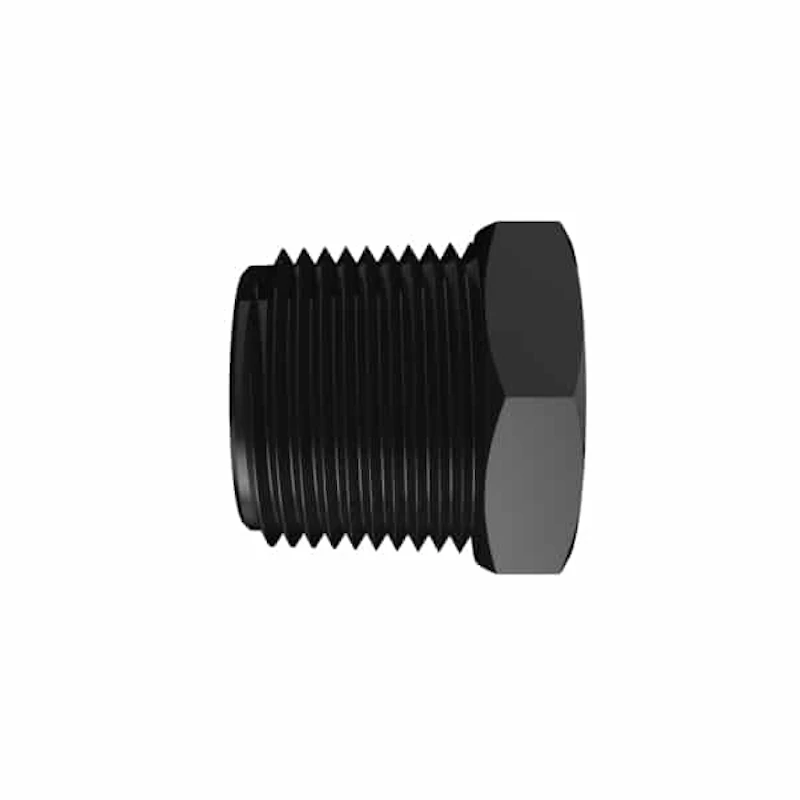 3/4" NPT Black Nylon Threaded Plug