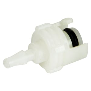 3mm Hose Barb Acetal Metric In-Line Insert - Straight Thru (Body Sold Separately)