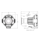 1-1/2" Sanitary AseptiQuik® X Large High Temperature Coupling Insert (Body Sold Separately)