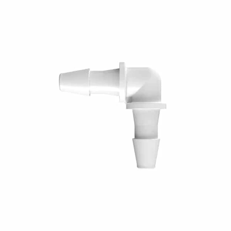 1/16" Tube ID Natural Kynar® Elbow