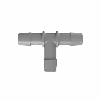 1/2" Gray PVDF Tee