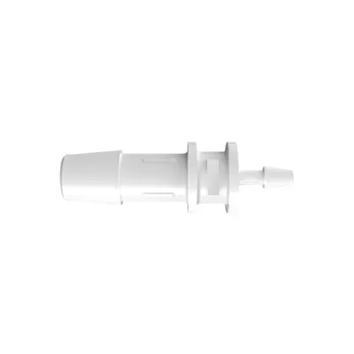 3/8" x 1/8" Tube ID Natural Polypropylene Reduction Coupler