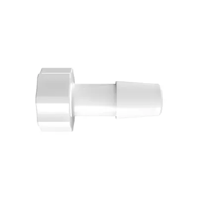 5/16" Hose Barb Male Natural Polypropylene Large Bore Luers